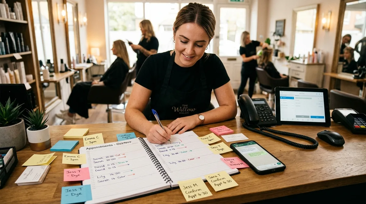How to Manage Salon Appointments Without Software (2026 Guide)